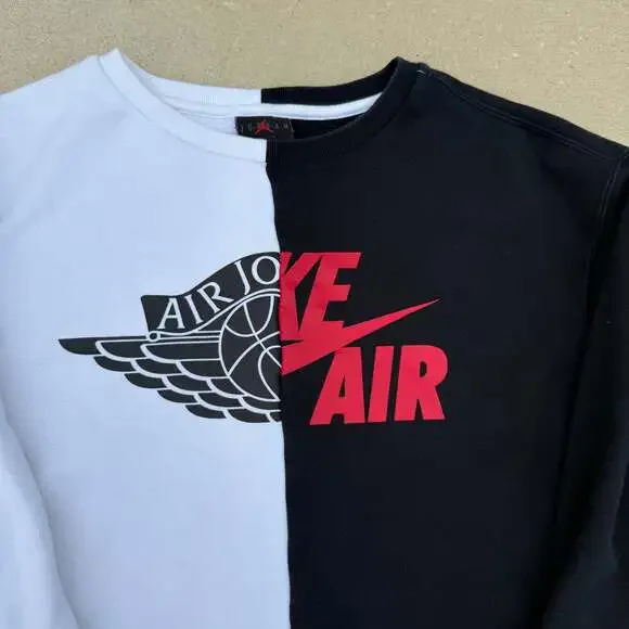 Nike Air Jordan SRT Logo Remix Crew Neck Sweatshirt - Picture 2 of 4